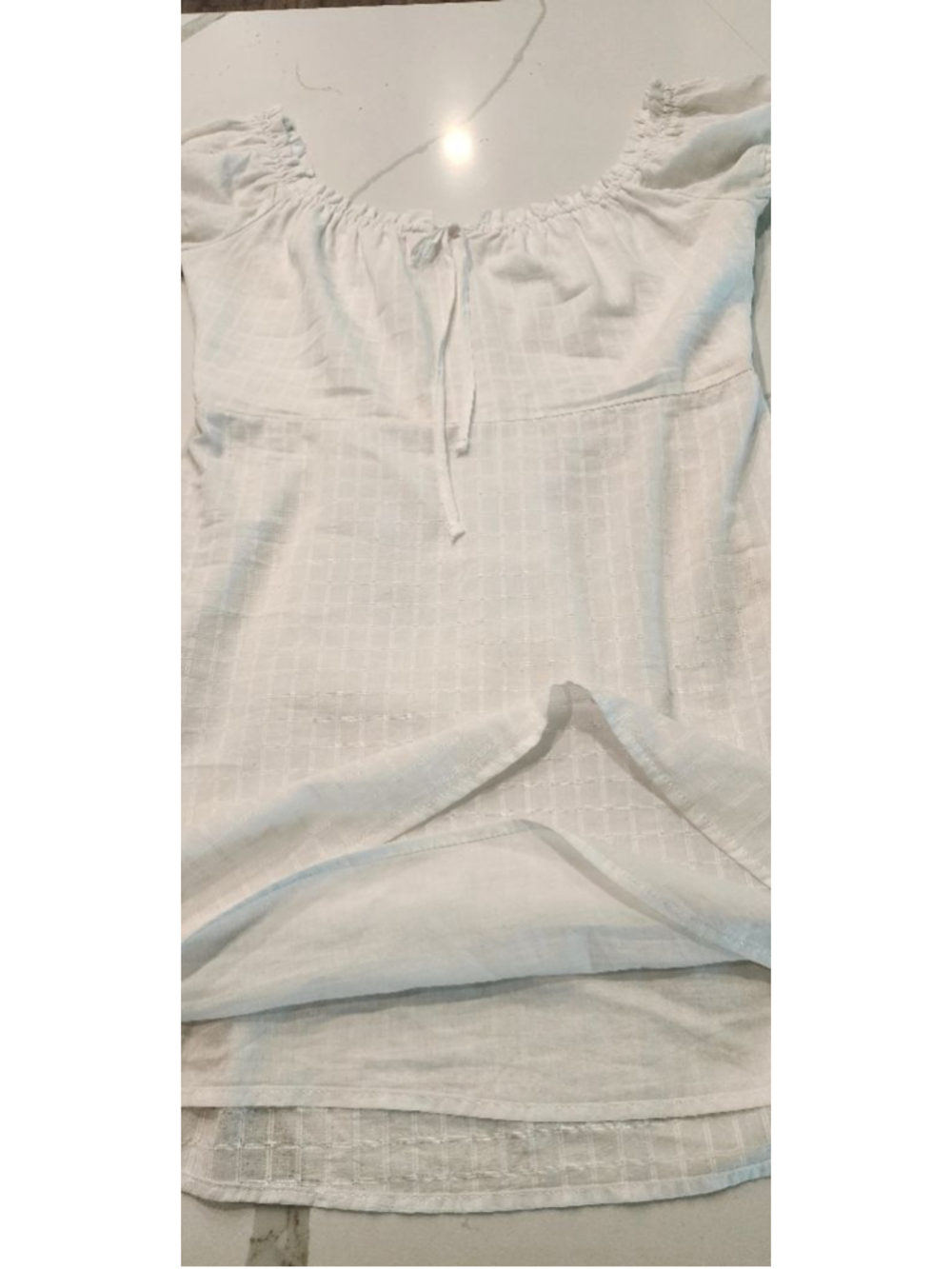Women's Copper Key White Off-Shoulder Milkmaid Mini Dress M - Picture 6 of 12